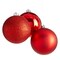 Mix Shatterproof Christmas Ornaments – Large 5.9" Matte, Shiny & Glitter Balls-3-PCS